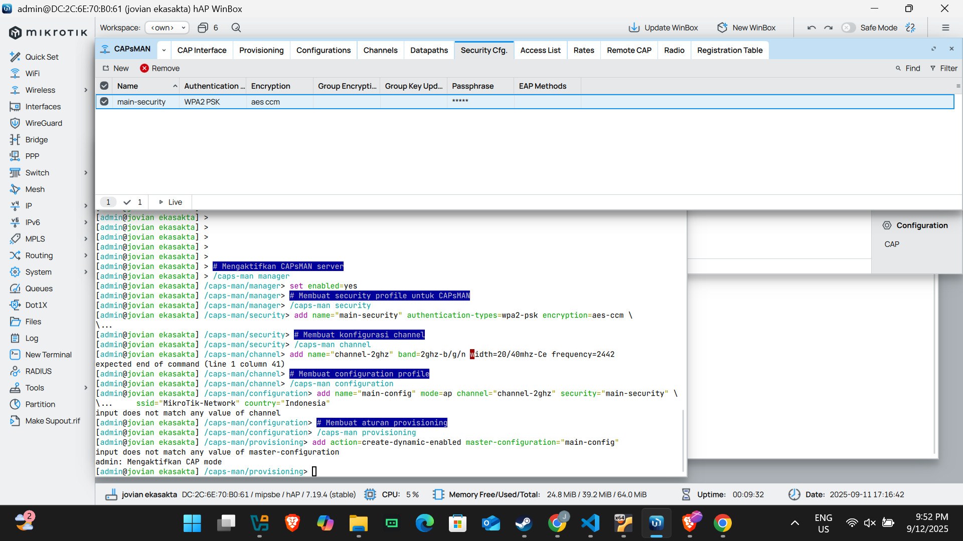 SERVICE IP pada MikroTik RouterOS